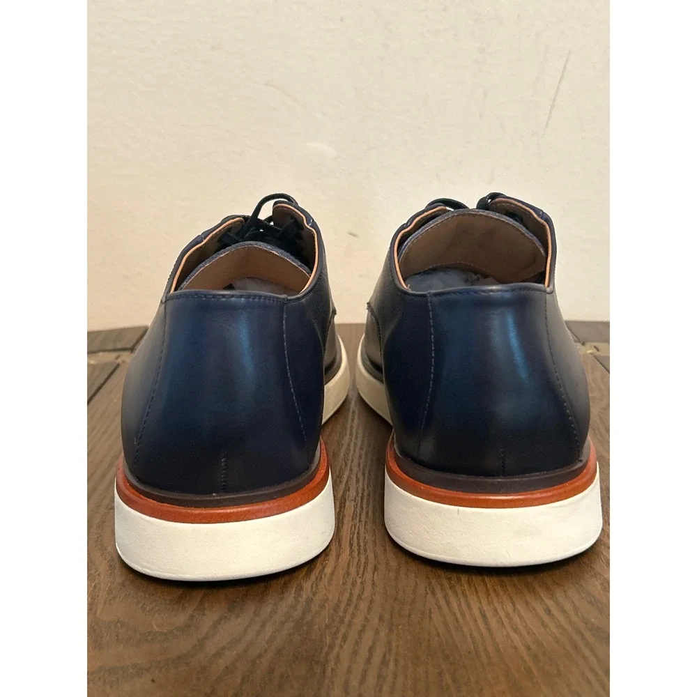 Allen Edmonds Carson Men's Leather Hybrid‎ Lace up Derby Shoes Size 9.5 Navy